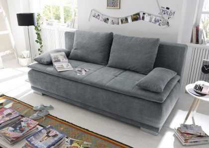 Luigi von ED-Lifestyle - Schlafsofa anthrazit