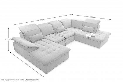 Wayne von ED-Lifestyle - Wohnlandschaft rechts sand