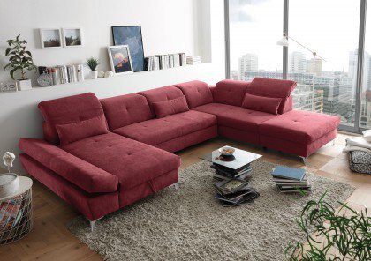 Melfi von ED-Lifestyle - Polstersofa rechts berry