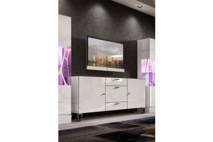 CUBE-living von Radon - Sideboard weiß mit Designfüßen