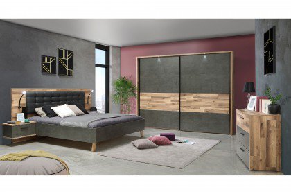 Ricciano von Forte - Schlafzimmer: Kleiderschrank & Bettanlage