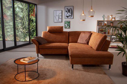 Domino-LE19 von ADA Mindful Living - Eckgarnitur rechts fawnbrown