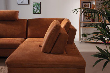 Domino-LE19 von ADA Mindful Living - Eckgarnitur rechts fawnbrown