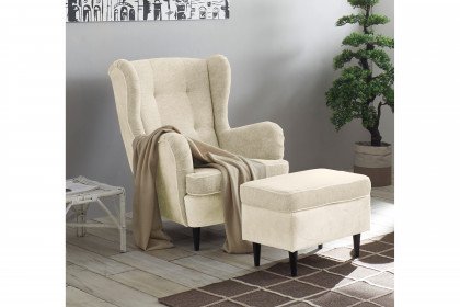 Aurelia-LE20 von ED-Lifestyle - Sofa cream