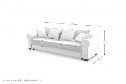 Aurelia-LE20 von ED-Lifestyle - Sofa cream