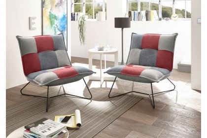 Vico von ED-Lifestyle - Einzelsessel tricolor