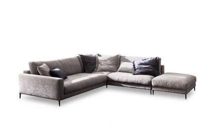 Uptown von Candy - Lounge-Garnitur rechts light-grey