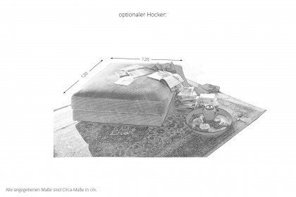 Seventies von Candy - Megasofa rosa