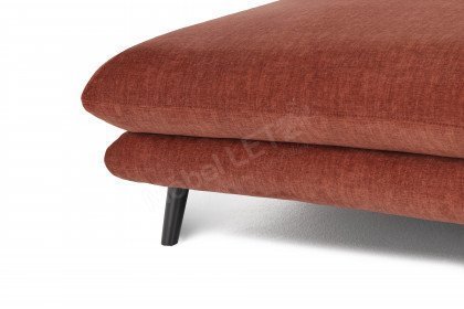 Lazio von Benformato - Eckgarnitur links koralle