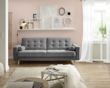 Fjord von ED-Lifestyle - Schlafsofa dark grey
