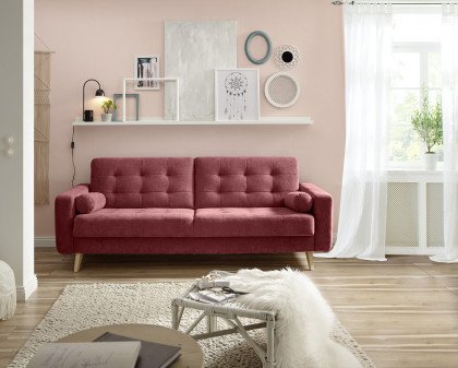 Fjord von ED-Lifestyle - Schlafsofa berry
