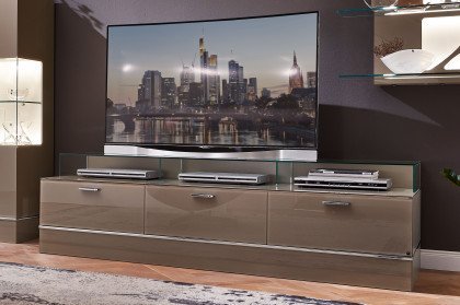CUBE-living von Radon - Lowboard palazzo-farbenes Glas