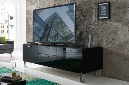 CUBE-living von Radon - Lowboard in Schwarz