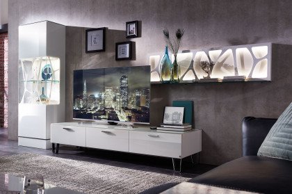 CUBE-living von Radon - Wohnwand 3-teilig in Weiß