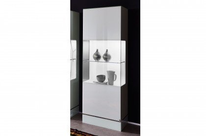 CUBE-living von Radon - Vitrine in Weiß