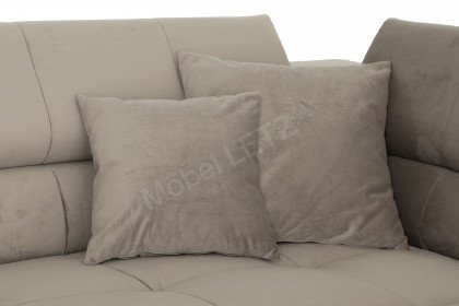 Cleveland von Candy - Ecksofa Ausführung rechts silver