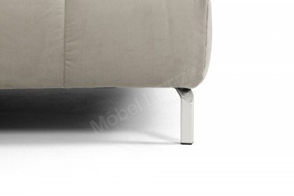 Cleveland von Candy - Ecksofa Ausführung rechts silver