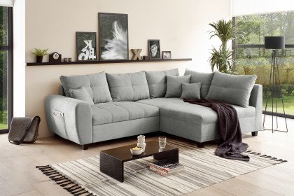 Libeo aus der Kollektion Letz - Ecksofa rechts schlamm