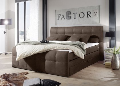 Sacramento von ED-Lifestyle - Boxspringbett 180 braun