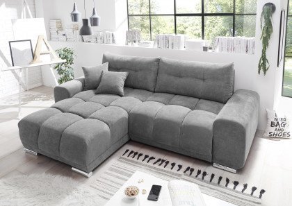 Pakka aus der Kollektion Letz - Polstersofa links dark-grey