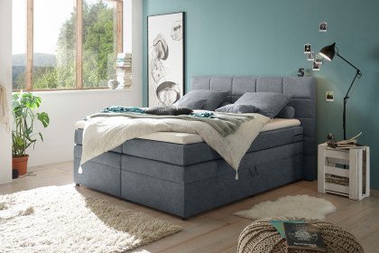 Tacoma von ED-Lifestyle - Boxspringbett 180 in Anthrazit