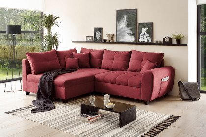 Lea-LE20 von ED-Lifestyle - Polstersofa links berry