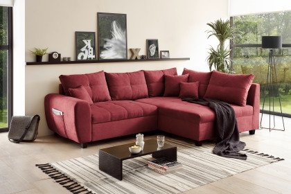 Lea-LE20 von ED-Lifestyle - Polstersofa rechts berry