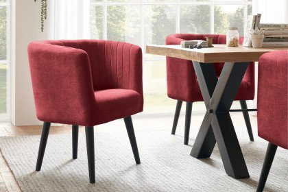 Betty von ED-Lifestyle - Einzelsessel berry