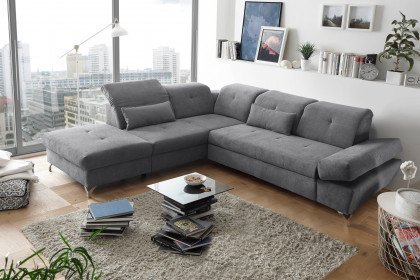 Melfi von ED-Lifestyle - Polstersofa links dark-grey
