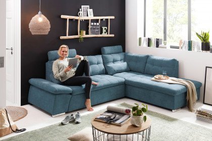 Nalo-LE19 von ED-Lifestyle - Eckcouch Ausführung rechts denim
