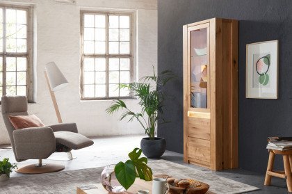 WZ-0484 von GK Möbelvertrieb - Vitrine I aus Wildeiche
