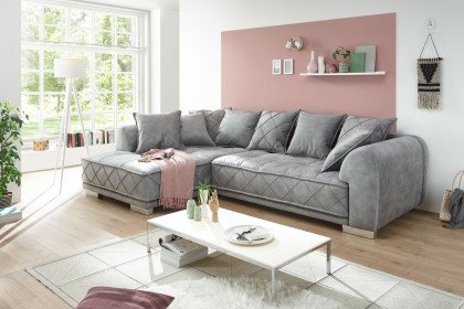 Santana von ED-Lifestyle - Eckgarnitur links grey
