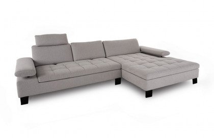 Lenny von ADA Mindful Living - Eckgarnitur rechts hellgrau