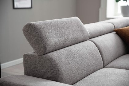 Matino von Candy - Ecksofa Ausführung rechts silver