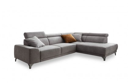 Matino von Candy - Ecksofa Ausführung rechts silver