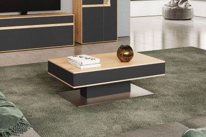 CT302 von Gwinner by Radon - Couchtisch Balkeneiche natur/ anthrazit