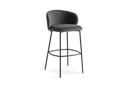 Tuka von connubia by calligaris - Barhocker grau/ schwarz