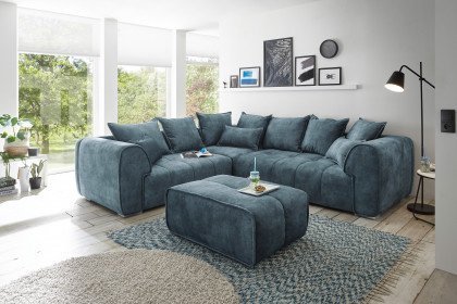 London von ED-Lifestyle - Eckgarnitur links smoke blue