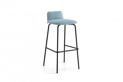 Riley Soft von connubia by calligaris - Barstuhl in Thymian/ Schwarz
