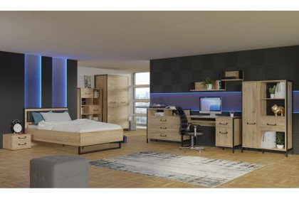 Oriental Tree von Forte - 2-teiliges Jugendzimmer im Industrie-Stil