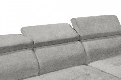 Prag 2 von ED-Lifestyle - Ecksofa rechts silver