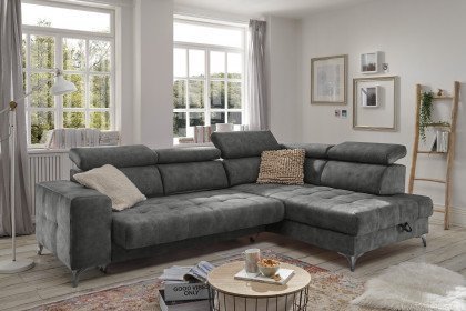 Prag von ED-Lifestyle - Eckgarnitur rechts anthrazit