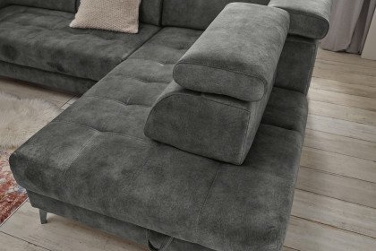 Prag von ED-Lifestyle - Eckgarnitur rechts anthrazit