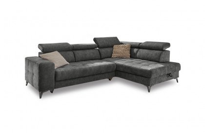 Prag von ED-Lifestyle - Eckgarnitur rechts anthrazit
