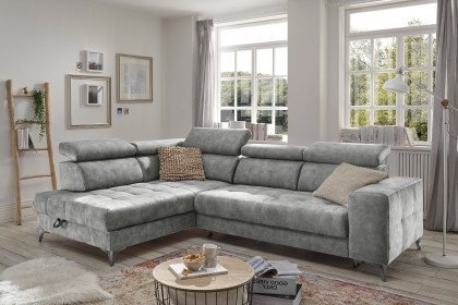 Prag von ED-Lifestyle - Eckcouch links grey