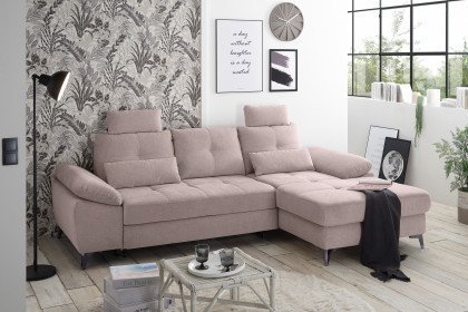 Ancona von ED-Lifestyle - Eckcouch Variante rechts flamingo