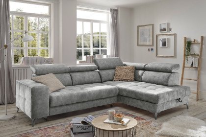 Prag von LIV'IN - Ecksofa grey