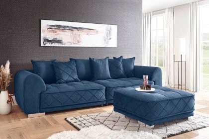 Santana von ED-Lifestyle - Bigsofa mondscheinblau