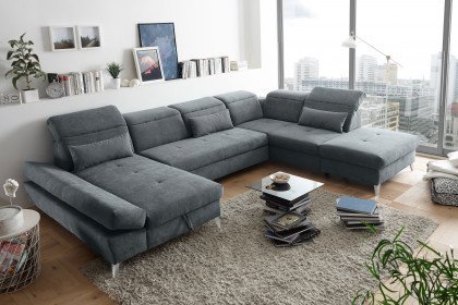 Cosima von ED-Lifestyle - Sofalandschaft rechts anthrazit