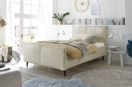 Yaron K von ED-Lifestyle - Polsterbett 140 sand